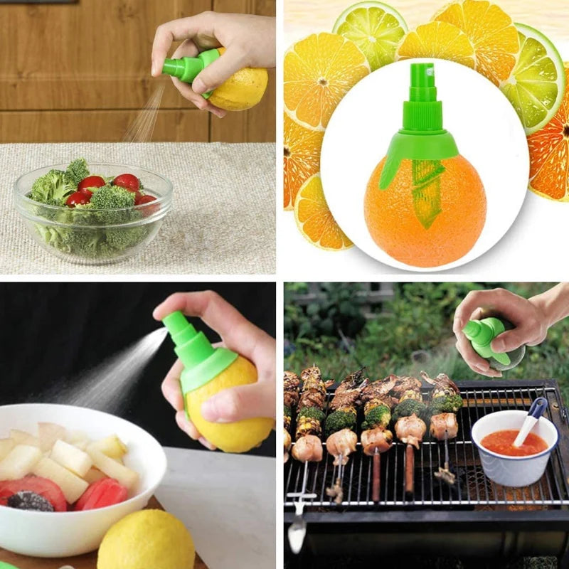 Manuelle Zitruspresse & Spray – Frischer Saft und Sprühnebel zum Kochen und für Salate