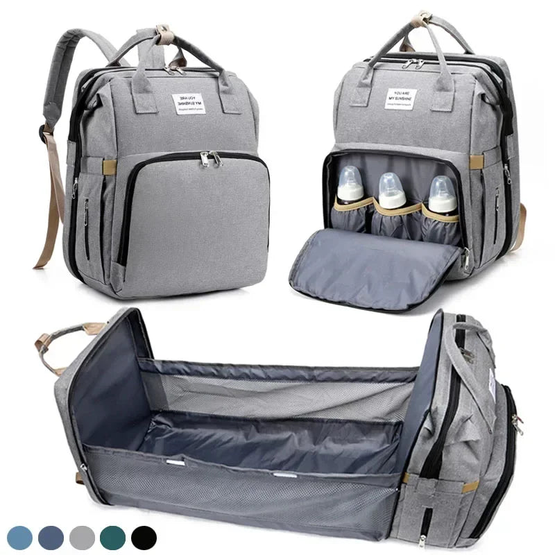 Video Multifunktions-Wickeltasche Rucksack mit Wickelunterlage