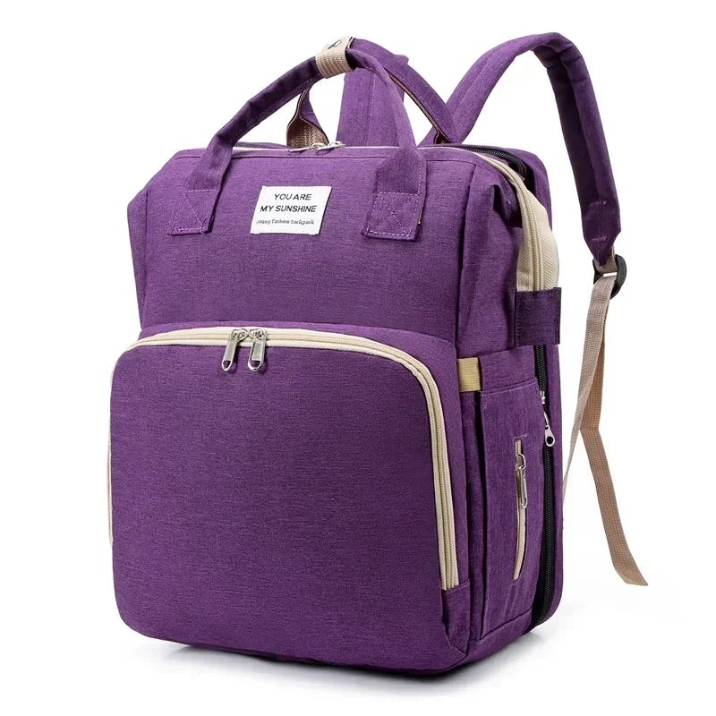 Video Multifunktions-Wickeltasche Rucksack mit Wickelunterlage