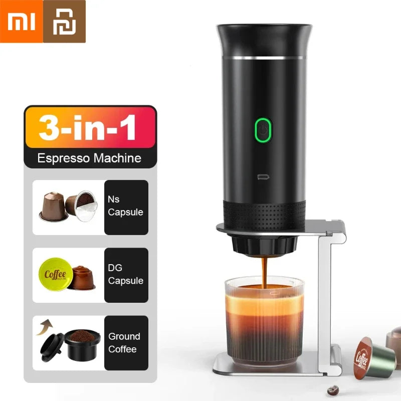 (Nescafé, Dolce Gusto, gemahlener Kaffee) Kabellose tragbare 3-in-1-Kaffeemaschine mit mehreren Kapseln