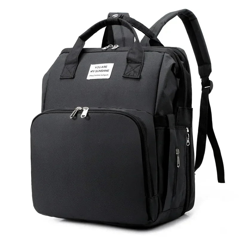 Video Multifunktions-Wickeltasche Rucksack mit Wickelunterlage