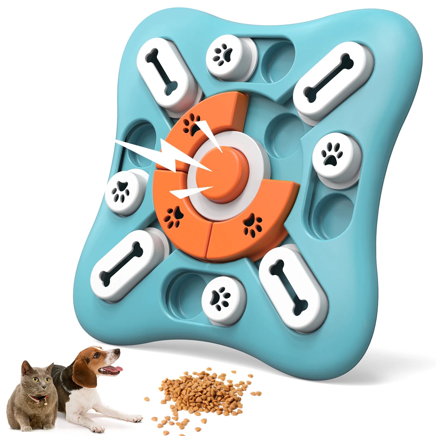 Dog Puzzle Toy for IQ Training & Mental Enrichment, feeder