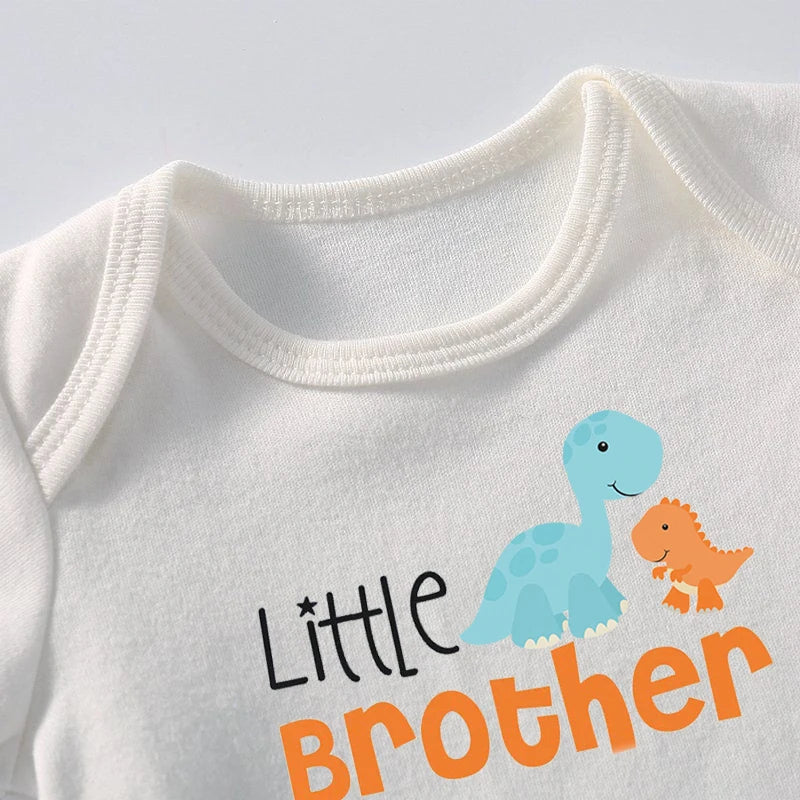 Baby-Strampler – Kurzarm-Overall aus Baumwolle mit „I Love Mom & Dad“-Aufdruck