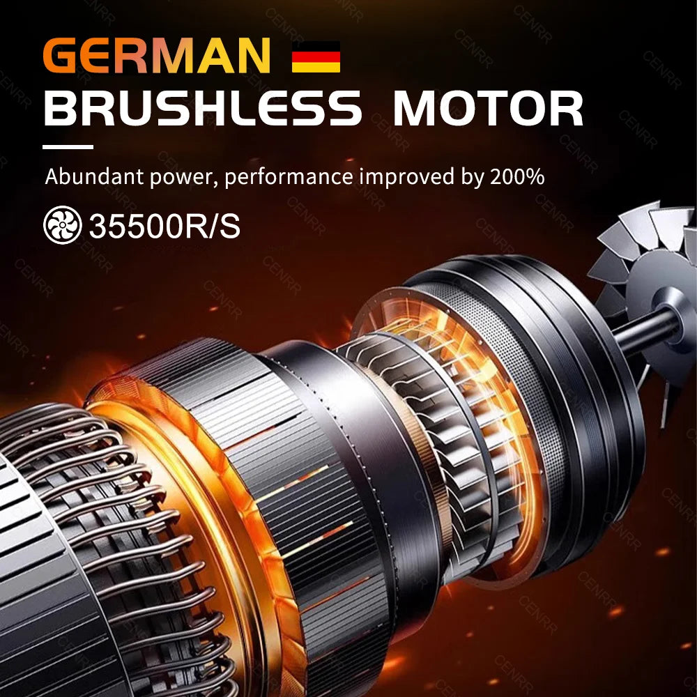 Astra - CENRR 998000PA Mini-Akku-Autoreiniger, leistungsstark und kabellos