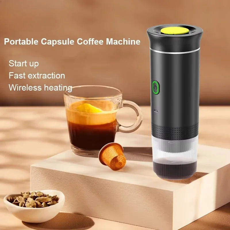 (Nescafé, Dolce Gusto, gemahlener Kaffee) Kabellose tragbare 3-in-1-Kaffeemaschine mit mehreren Kapseln