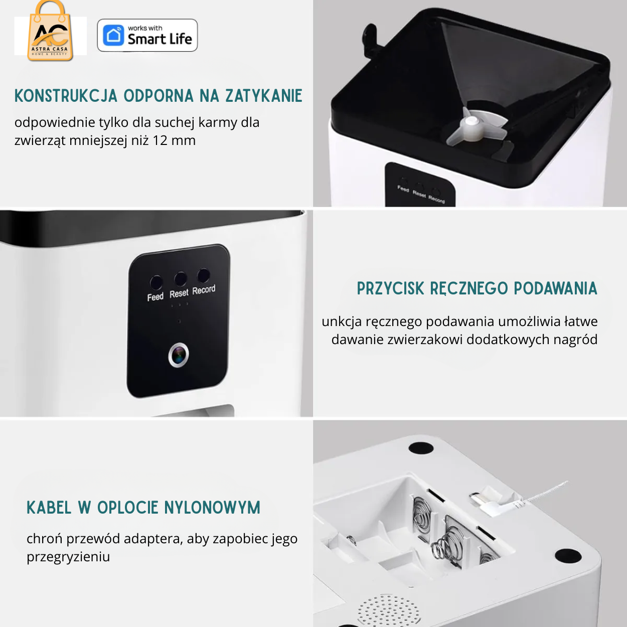 Automatic Smart Food Dispenser with HD Camera WiFi