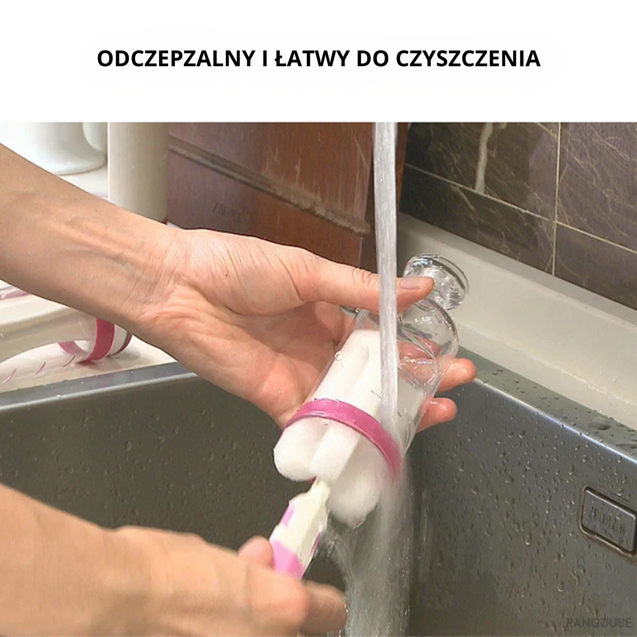 Stacja do wyciskania uzupełniających pokarmów dla niemowląt