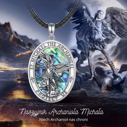 Ochronny wisiorek Archanioła Michała ze srebra próby 925