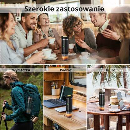 Bezprzewodowy, elektryczny, przenośny ekspres do kawy 3-w-1 – Espresso – Dolce Gusto – Nespresso