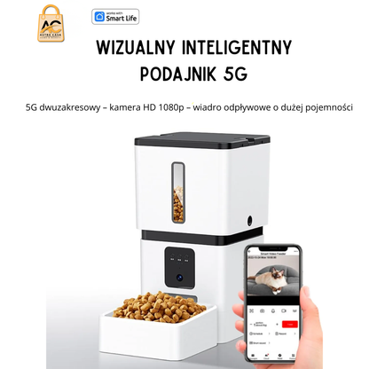 Automatic Smart Food Dispenser with HD Camera WiFi