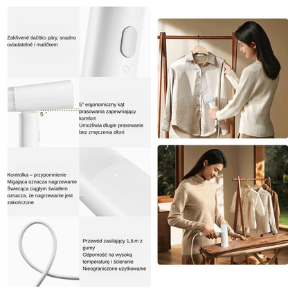 XIAOMI Mijia 2 – Składany ręczny parowy żelazko do ubrań, przenośne