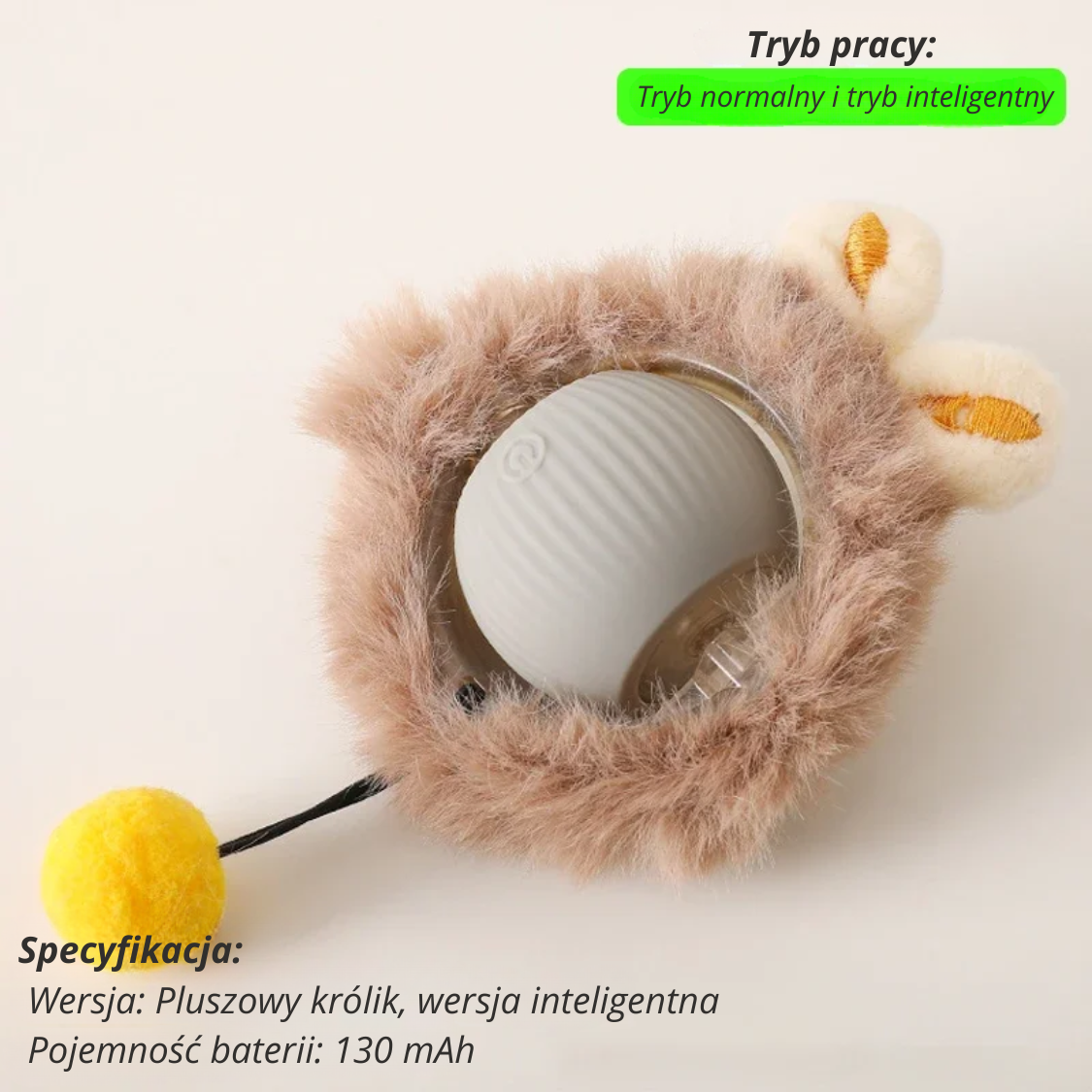 Interaktywna, ładowalna inteligentna zabawka dla zwierząt