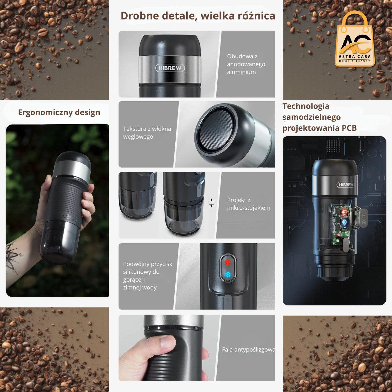 Portable Coffee Machine for Car & Home,DC12V  - 3 in 1 Expresso,Nexpresso Dolce