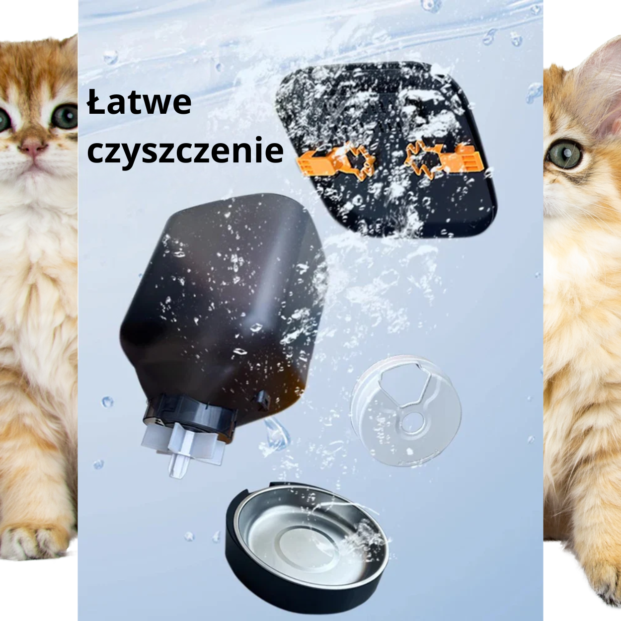 8 L Inteligentny Automatyczny Podajnik Karmy dla Kota z Kamerą 1080 p i WiFi