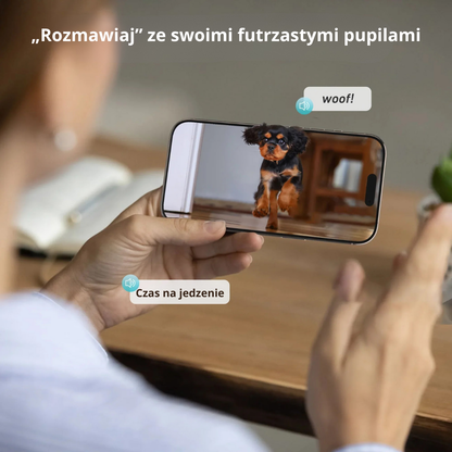 8 L Inteligentny Automatyczny Podajnik Karmy dla Kota z Kamerą 1080 p i WiFi