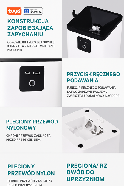 Automatic Smart Food Dispenser with HD Camera WiFi