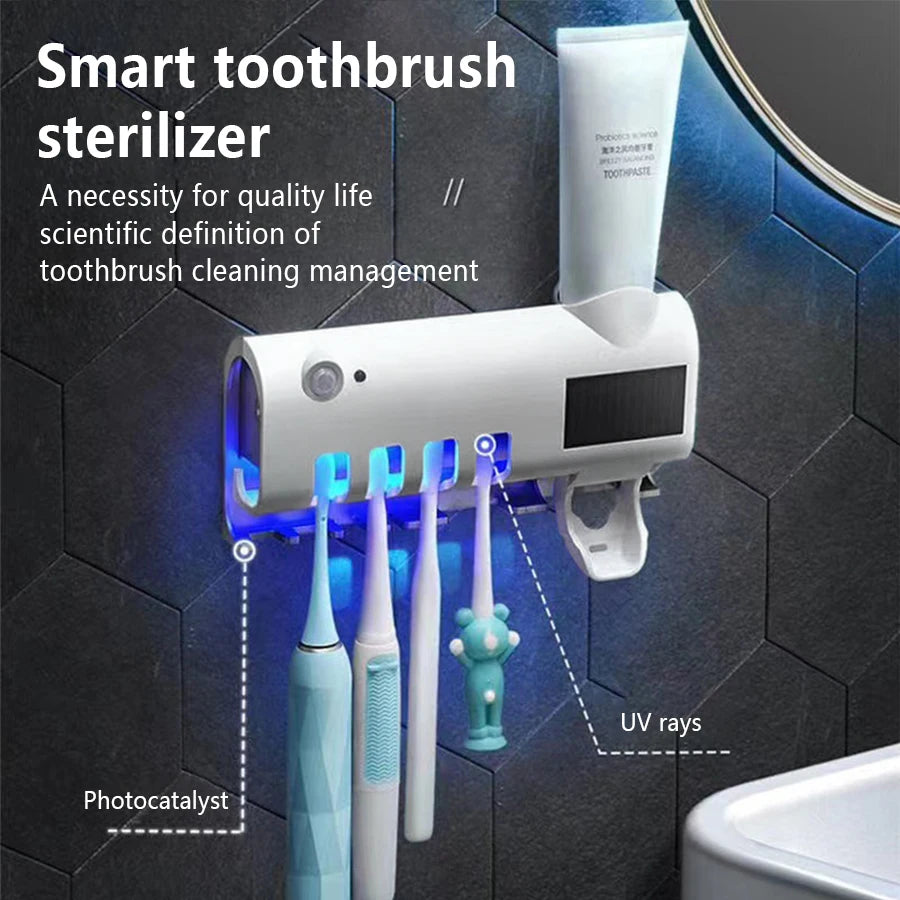 Automatic Toothbrush Holder  with UV Sterilizer