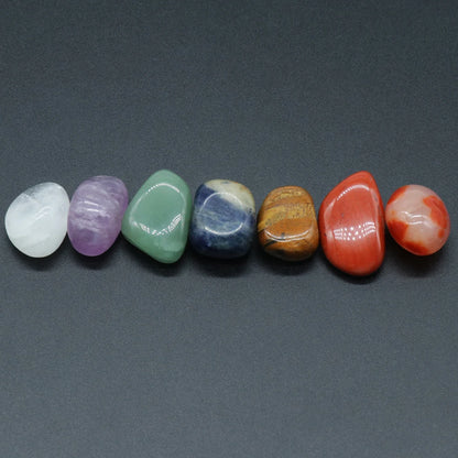 Natural Crystal Chakra Set – Energy Healing & Meditation Stones Collection