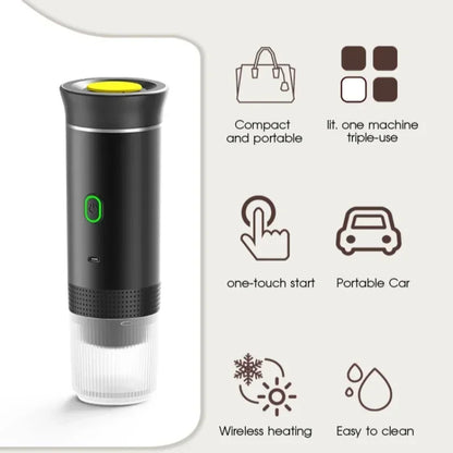 (Nescafé, Dolce Gusto, gemahlener Kaffee) Kabellose tragbare 3-in-1-Kaffeemaschine mit mehreren Kapseln