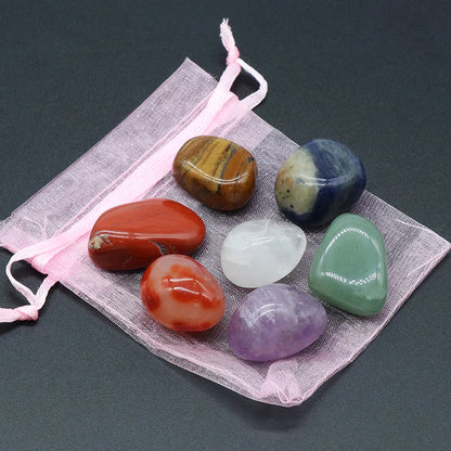 Natural Crystal Chakra Set – Energy Healing & Meditation Stones Collection