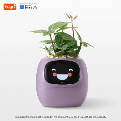 Tuya Ivy Smart Planter, 49 Rich Expressions,7 smart sensors, AI Chips