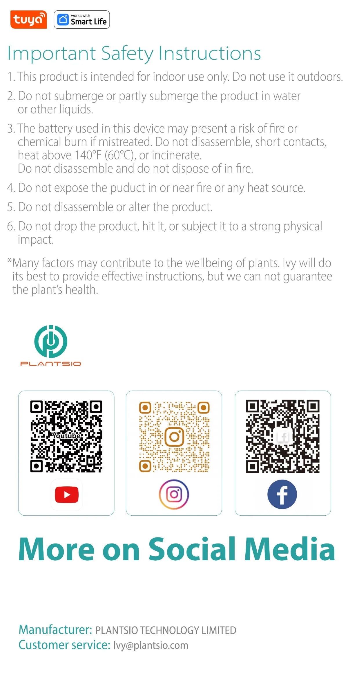 Tuya Ivy Smart Planter – inteligentna doniczka z 49 ekspresjami, 7 czujnikami i układami AI.