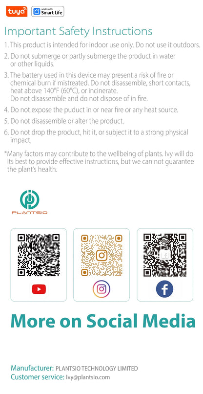 Tuya Ivy Smart Planter – inteligentna doniczka z 49 ekspresjami, 7 czujnikami i układami AI.