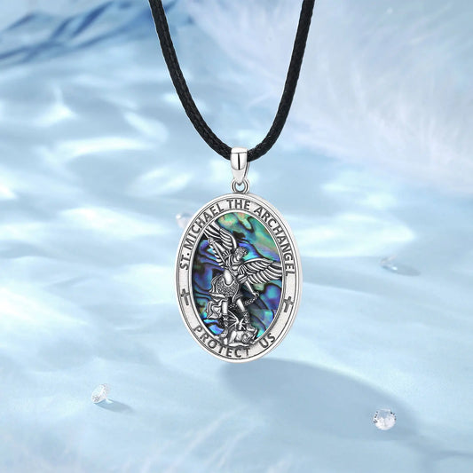 Ochronny wisiorek Archanioła Michała ze srebra próby 925