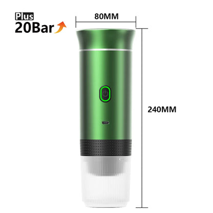 Wireless Electric Portable  Coffee Machine 3-in-1 Espresso - Dolce Gusto - Nespresso