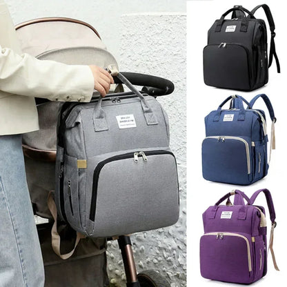 Video Multifunktions-Wickeltasche Rucksack mit Wickelunterlage