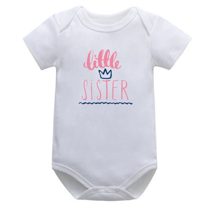 Baby-Strampler – Kurzarm-Overall aus Baumwolle mit „I Love Mom &amp; Dad“-Aufdruck